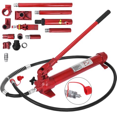 VEVOR 10 Ton Porta Power Kit, Hydraulic Ram with Pump, Car 